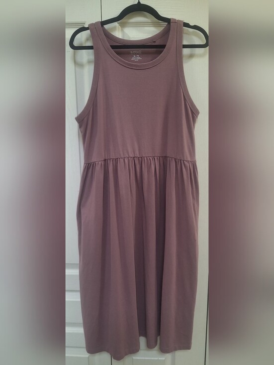 Buffalo David Bitton Dresses & Skirts - XL Buffalo David Bitton Dusty Mauve Sleeveless Gathered Waist Dress